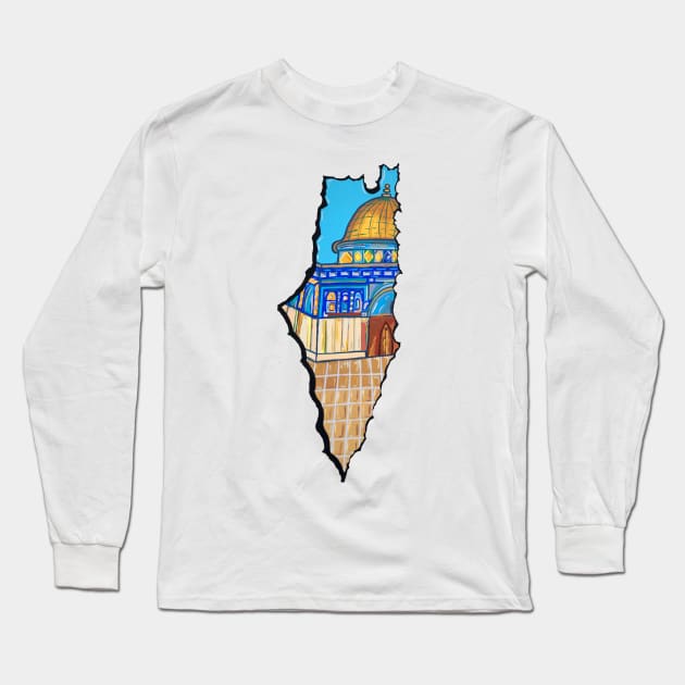 Holy Land Long Sleeve T-Shirt by Art by Rory 